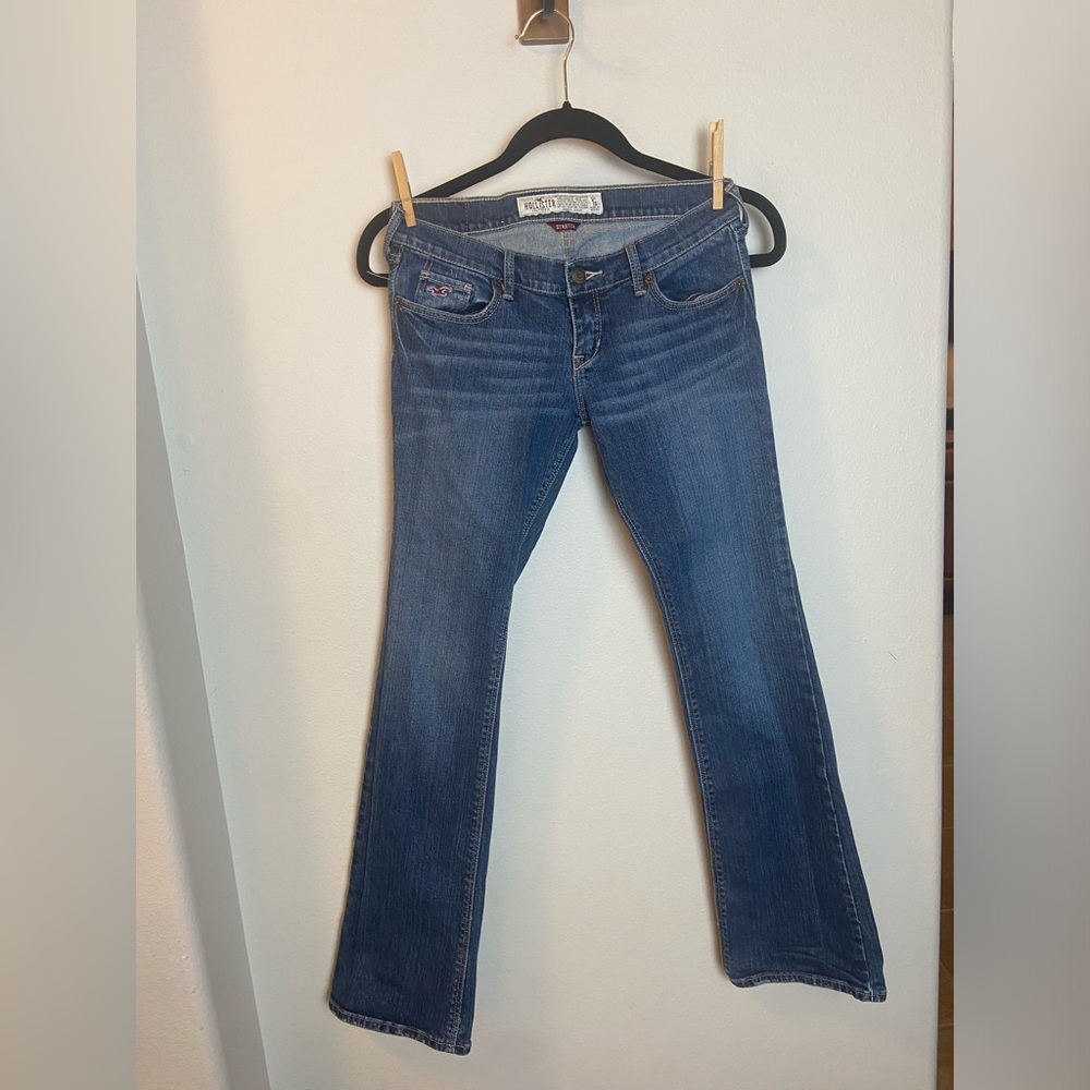 Hollister Women's Blue Jeans boot cut Low-rise